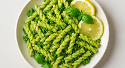 Barilla Gemelli mit Brokkoli-Pesto und Zitrone Barilla Gemelli mit Brokkoli-Pesto und Zitrone